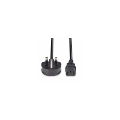 Lindy 10m UK 3 Pin Plug to IEC C13 Mains Power Cable, Black - image 4