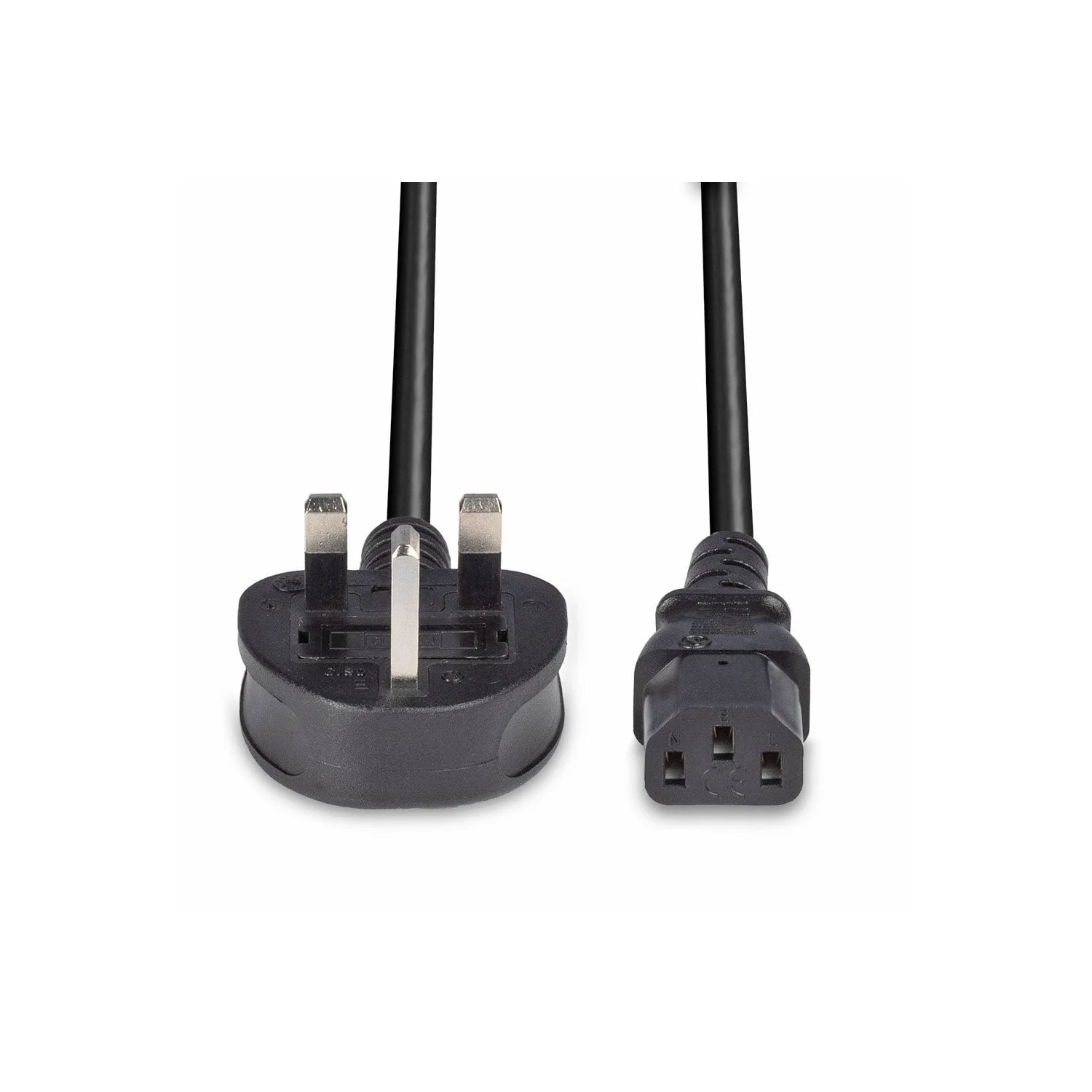 Lindy 20m UK 3 Pin Plug To IEC C13 Mains Power Cable, Black - image 4