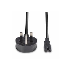Lindy 1m UK 3 Pin Plug To IEC C7 Mains Power Cable, Black - image 4