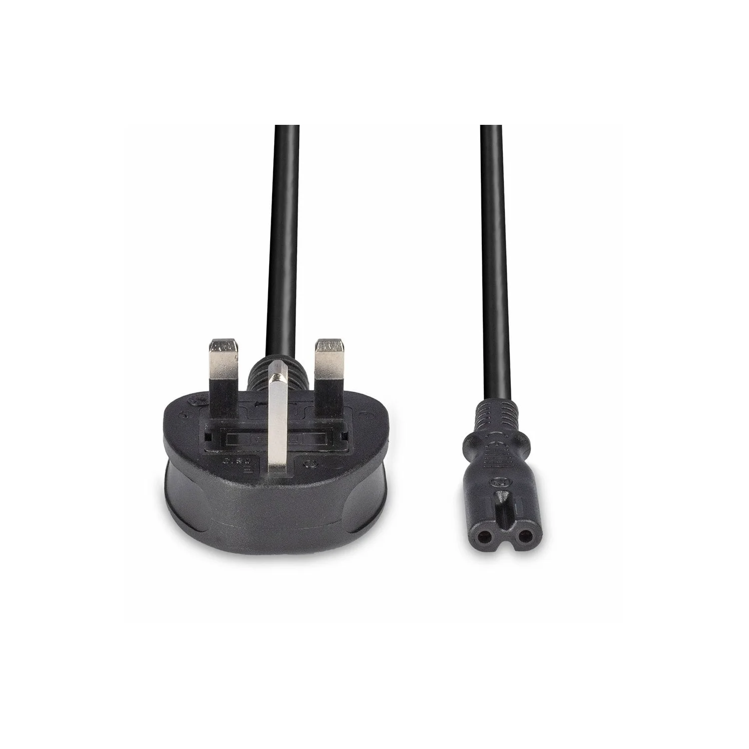 Lindy 3m UK 3 Pin Plug To IEC C7 Mains Power Cable, Black - image 4
