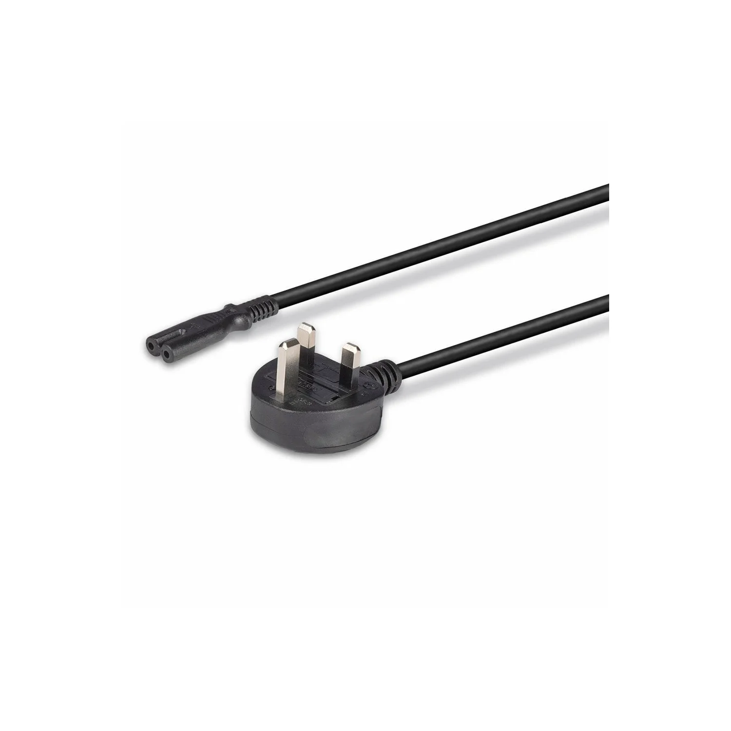 Lindy 3m UK 3 Pin Plug To IEC C7 Mains Power Cable, Black - image 5