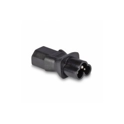 Lindy IEC C6 Cloverleaf Socket To IEC C13 3 Pin Plug Adapter - image 2