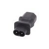 Lindy IEC C8 Figure 8 Socket to IEC C13 3 Pin Plug Adapter