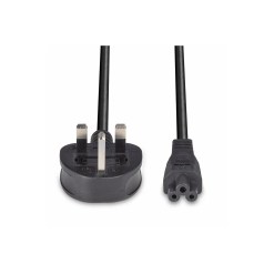 Lindy 3m UK 3 Pin to C5 Mains Cable, lead free - image 4
