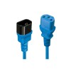 Lindy 2m IEC Extension Cable, Blue