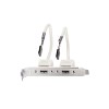 Lindy 2 Port USB 2.0 PC Back Plate