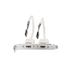 Lindy 2 Port USB 2.0 PC Back Plate