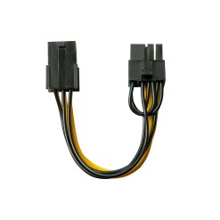 Lindy 0.15m PCIe 6 Pin Female to 8 Pin Male Power Adapter Cable - image 2