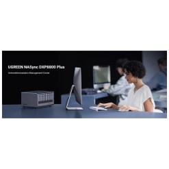 Ugreen NETWORK ATTACHED DXP8800PL DISKLESUK NAS Desktop Intel® Core™ i5 i5-1235U 8 GB DDR5 0 TB UGOS PRO - image 3