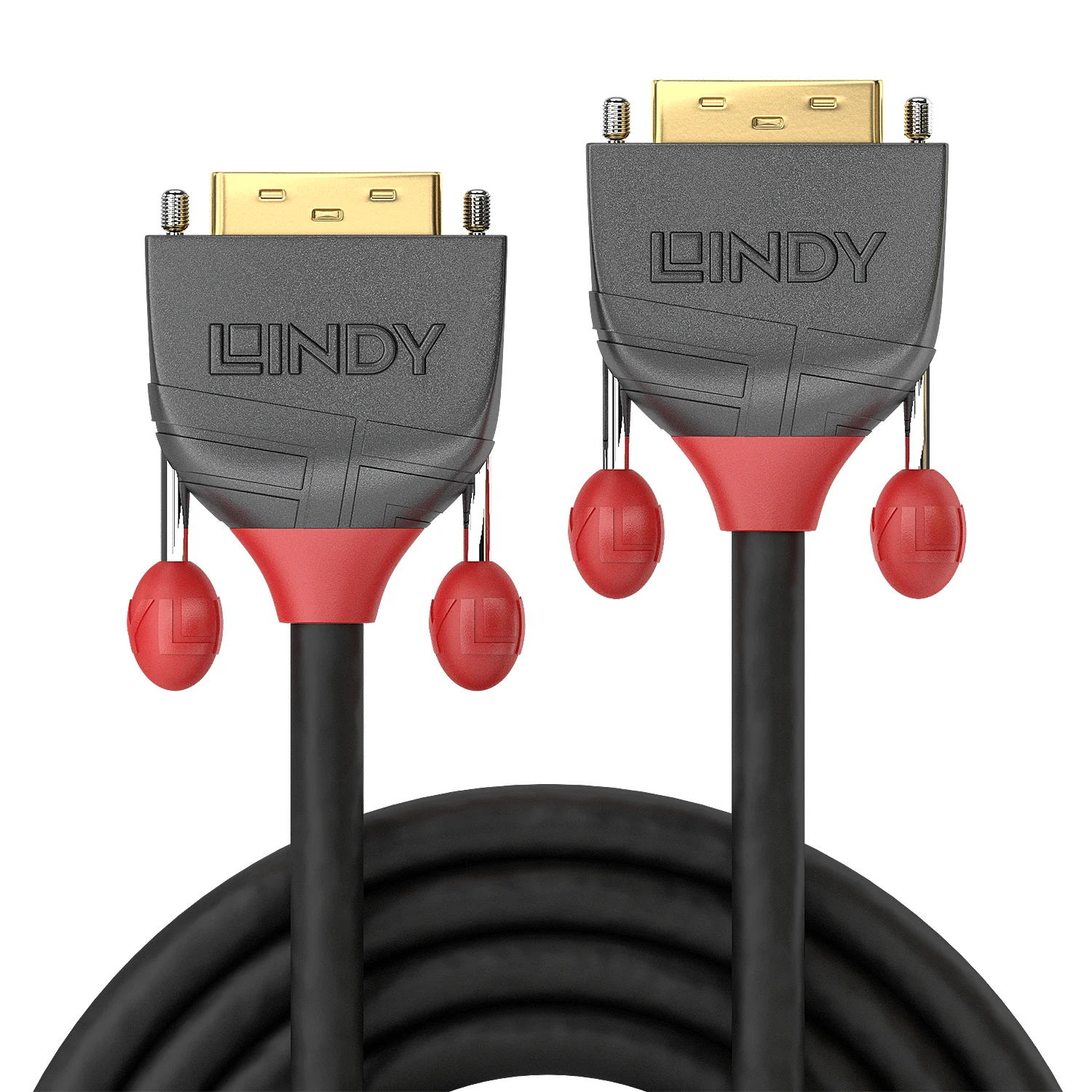 Lindy 20m DVI-D Single Link Cable, Anthra Line - image 2