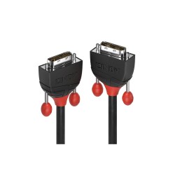 Lindy 1m DVI-D Single Link Cable, Black Line