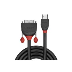 Lindy 2m HDMI to DVI Cable, Black Line - image 2