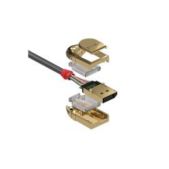 Lindy 0.5m DisplayPort 1.4 Cable, Gold Line - image 3
