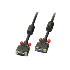 Lindy 1m Premium SVGA Monitor Extension Cable, Black