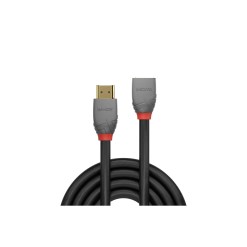 Lindy 0.5m High Speed HDMI Extension Cable, Anthra Line - image 2