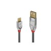 Lindy 2m USB 2.0 Type A to Micro-B Cable, Cromo Line
