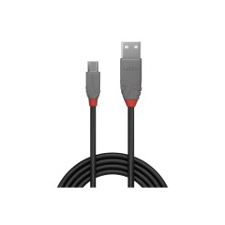 Lindy 0.5m USB 2.0 Type A to Micro-B Cable, Anthra Line - image 2