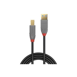 Lindy 5m USB 3.2 Type A to B Cable, 5Gbps, Anthra Line - image 2