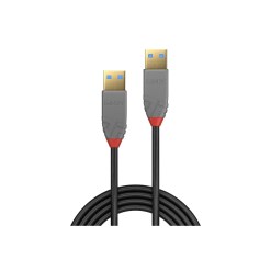 Lindy 2m USB 3.2 Type A Cable, 5Gbps, Anthra Line - image 2