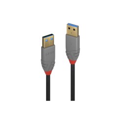 Lindy 5m USB 3.2 Type A Cable, 5Gbps, Anthra Line