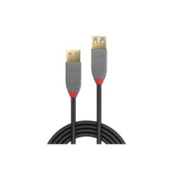 Lindy 1m USB 3.2 Type A Extension Cable, 5Gbps, Anthra Line - image 2