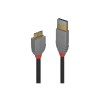 Lindy 3m USB 3.2 Type A to Micro-B Cable, 5Gbps, Anthra Line