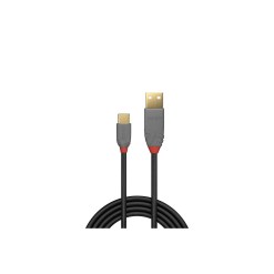 Lindy 2m USB 2.0 Type A to C Cable, Anthra Line - image 2