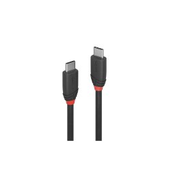 Lindy 1.5m USB 3.2 Type C to C Cable, 20Gbps, Black Line