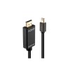 Lindy Kabel Mini DisplayPort/HDMI 4K30 (DP: passiv) 0.5m