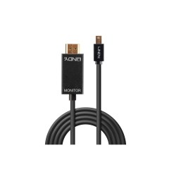 Lindy Kabel Mini DisplayPort/HDMI 4K30 (DP: passiv) 0.5m - image 2