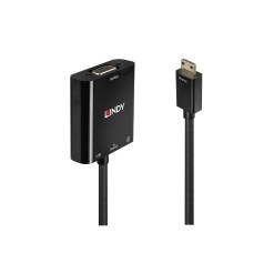 Lindy Mini HDMI C to VGA & Audio Converter