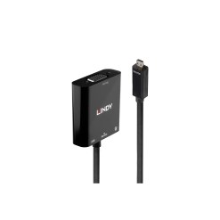 Lindy Micro HDMI D to VGA & Audio Converter