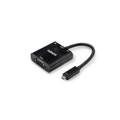 Lindy Micro HDMI D to VGA & Audio Converter - image 3