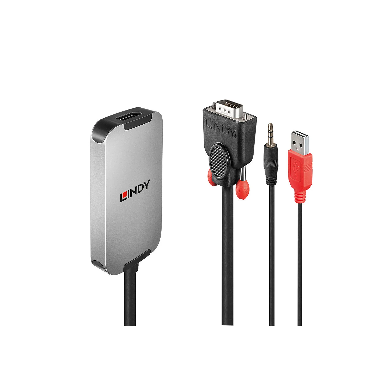 Lindy VGA to DisplayPort 1.2 Converter
