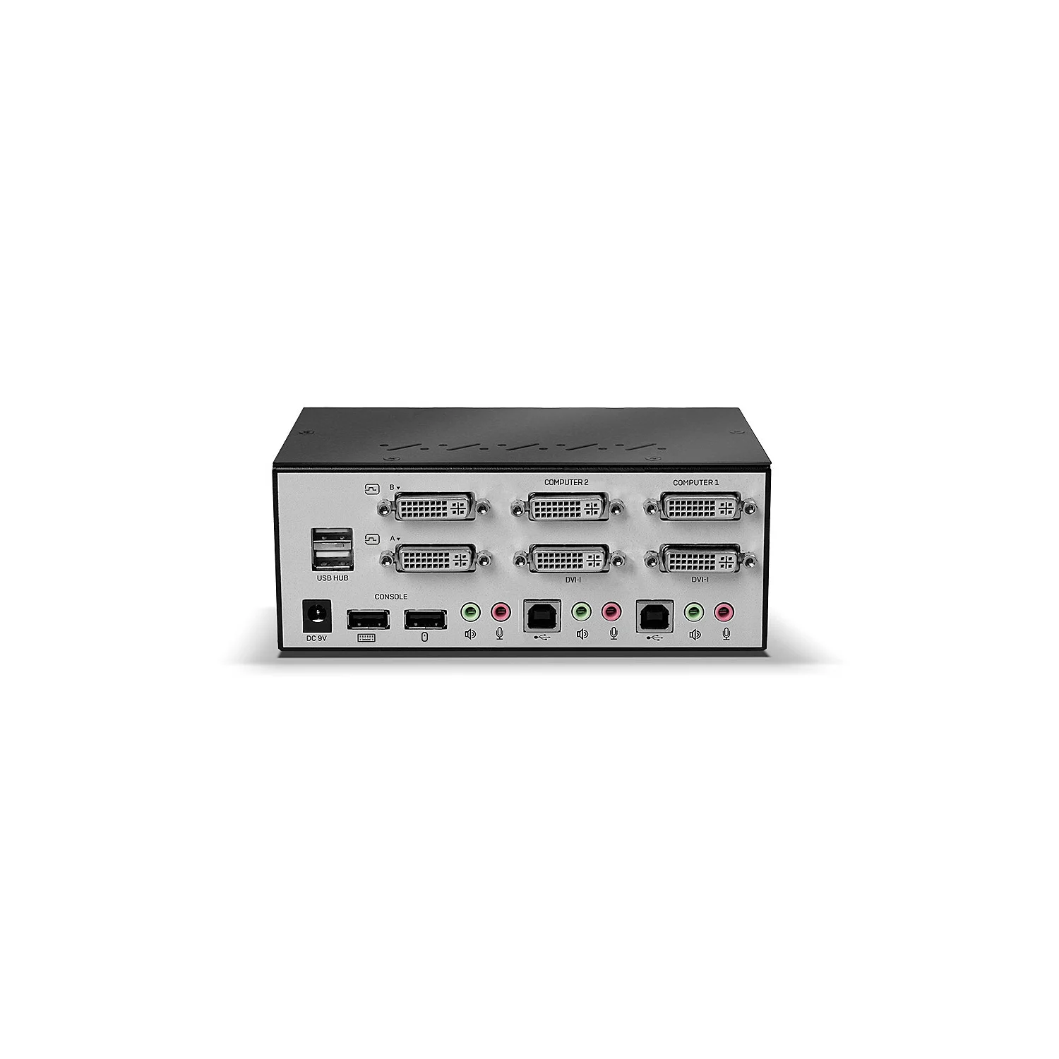 Lindy 2 Port Dual Head Single Link DVI-I KVM Switch Pro with TTU - image 2
