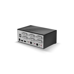 Lindy 2 Port Dual Head Single Link DVI-I KVM Switch Pro with TTU - image 4