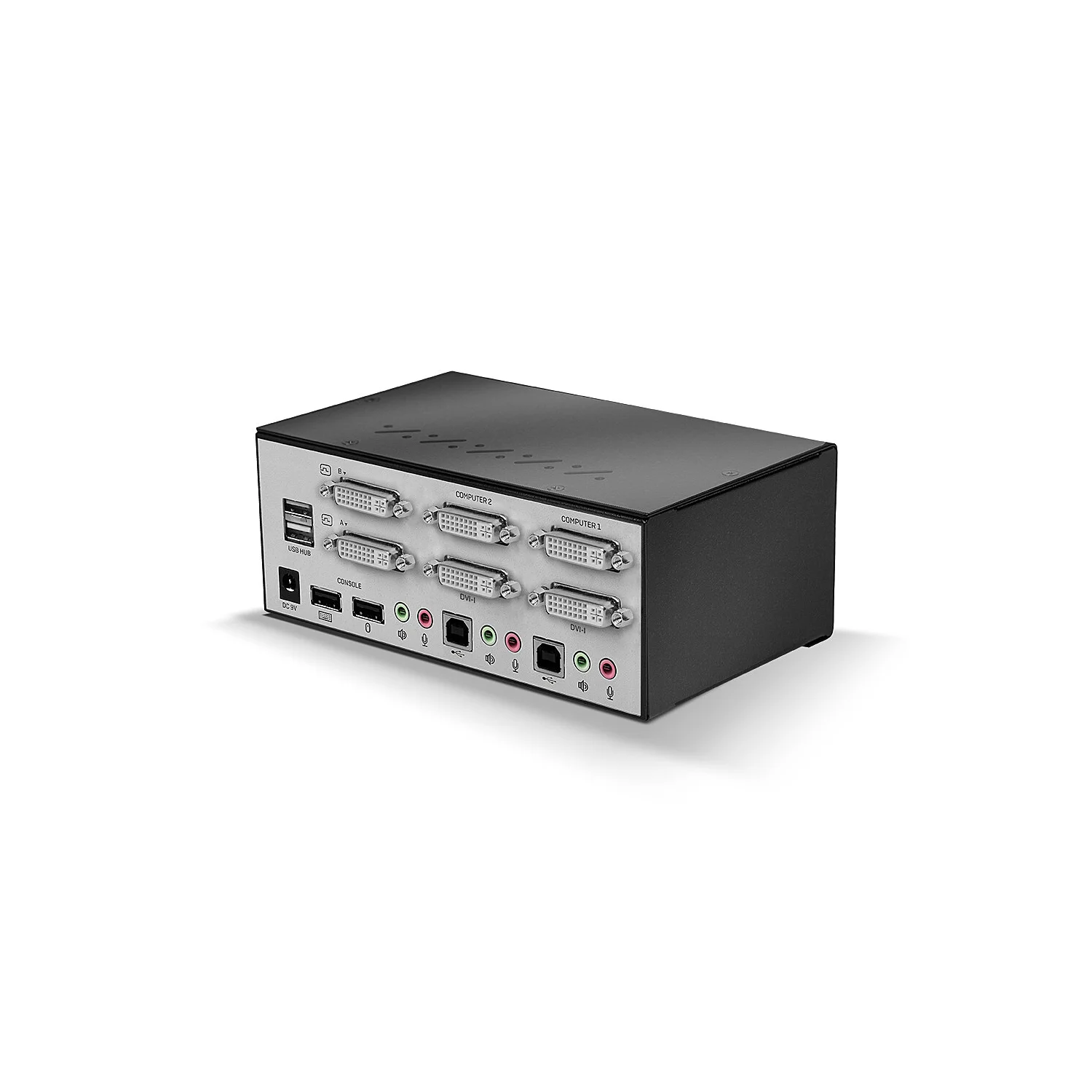 Lindy 2 Port Dual Head Single Link DVI-I KVM Switch Pro with TTU - image 4