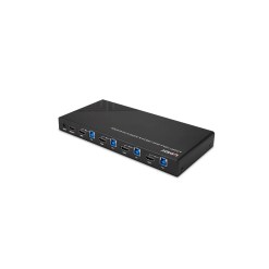 Lindy 4 Port HDMI 4K60, USB 3.0 and Audio KVM Switch