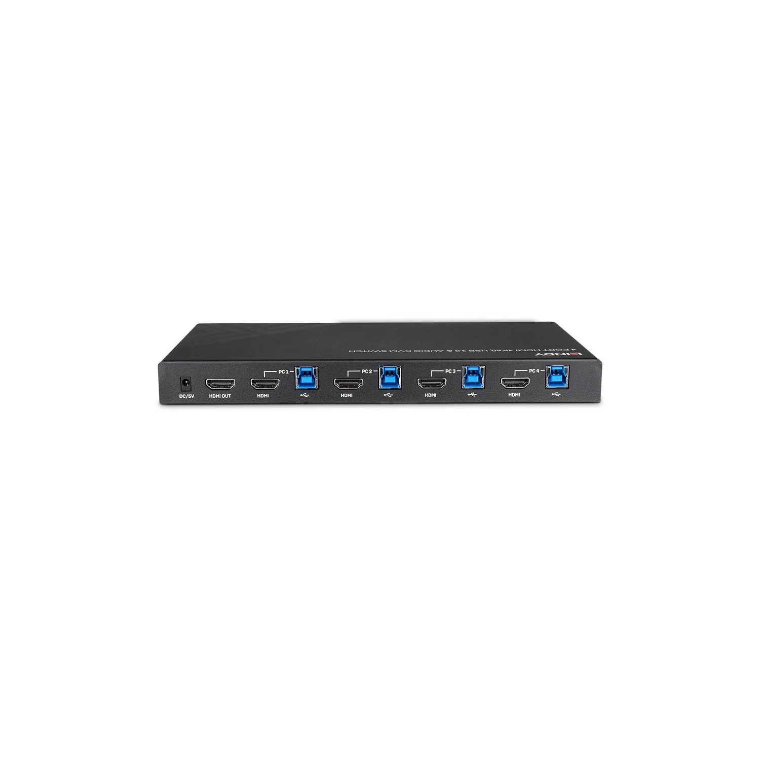 Lindy 4 Port HDMI 4K60, USB 3.0 and Audio KVM Switch - image 4