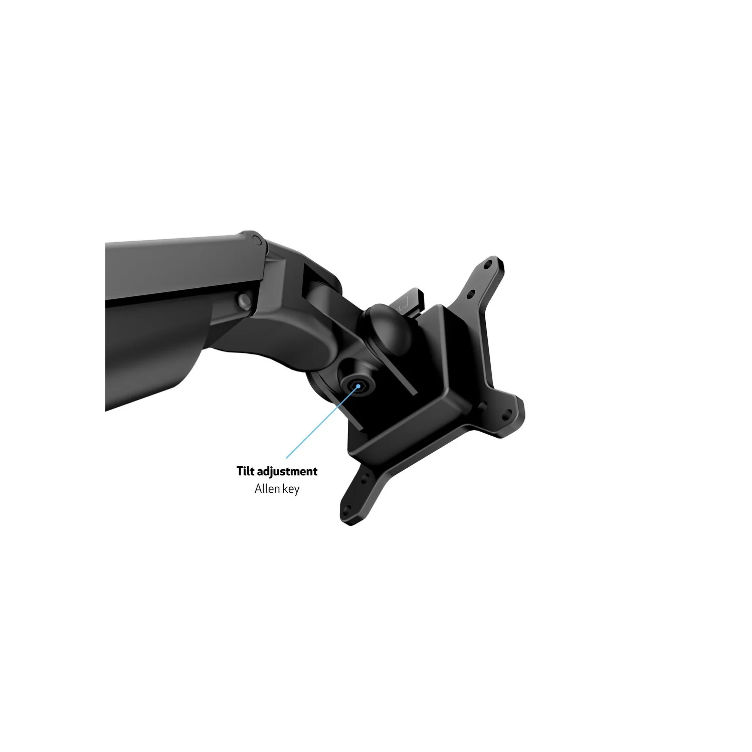 Multibrackets M VESA Gas Lift Arm Dual Side by Side Black - image 9