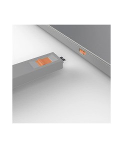 Lindy USB Type C Port Blocker Key - Pack of 4 Blockers, Orange