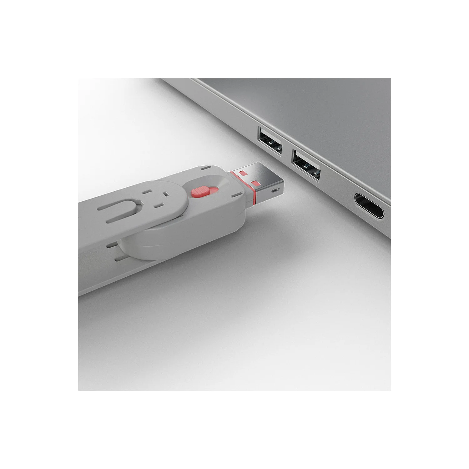 Lindy USB Port Blocker - Pack of 4, Colour Code: Pink - image 3