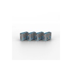 Lindy USB Port Blocker (without key) - Pack of 10, Colour Code: Blue - image 2