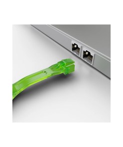 Lindy 10 x RJ-45 Port Blockers with Key, Green