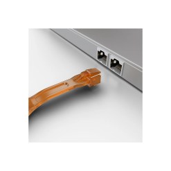 Lindy 10 x RJ-45 Port Blockers with Key, Orange - image 3