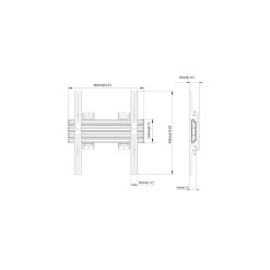 Multibrackets M Wallmount Pro MBW1U 400 Fixed Black - image 6