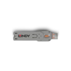 Lindy USB Type A Port Blocker Key, Orange - image 2