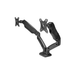 Lindy Dual Display Gas-Spring Desktop Mount