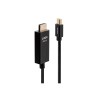 Lindy 2m Active Mini DisplayPort to HDMI Cable with HDR