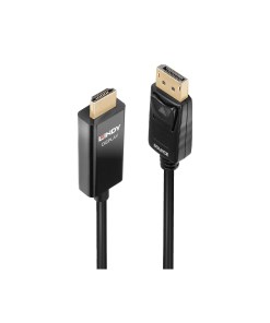Lindy 2m Active DisplayPort to HDMI Cable with HDR